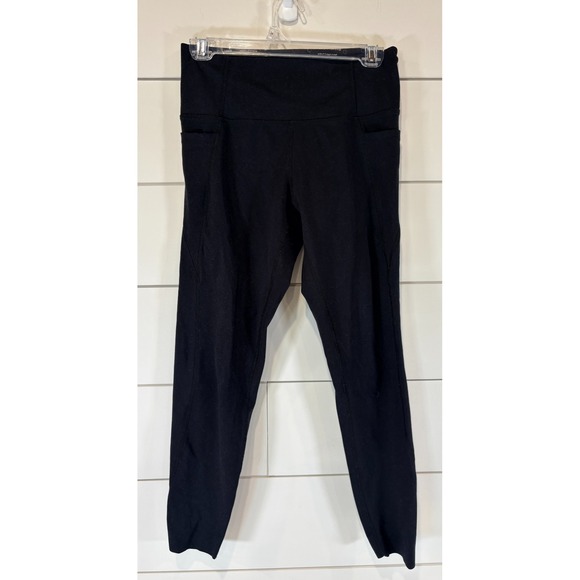 Danskin Pants - Danskin Womens Medium M Black Stretch Athleisure Yoga Pants w/ Rhinestone Accent